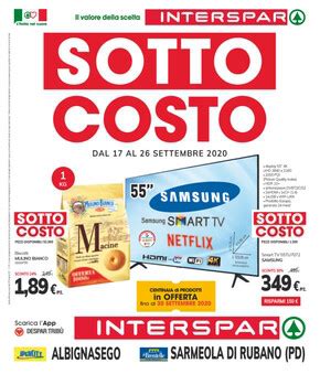 Interspar Albignasego: Volantino, Orari di apertura e Indirizzi.